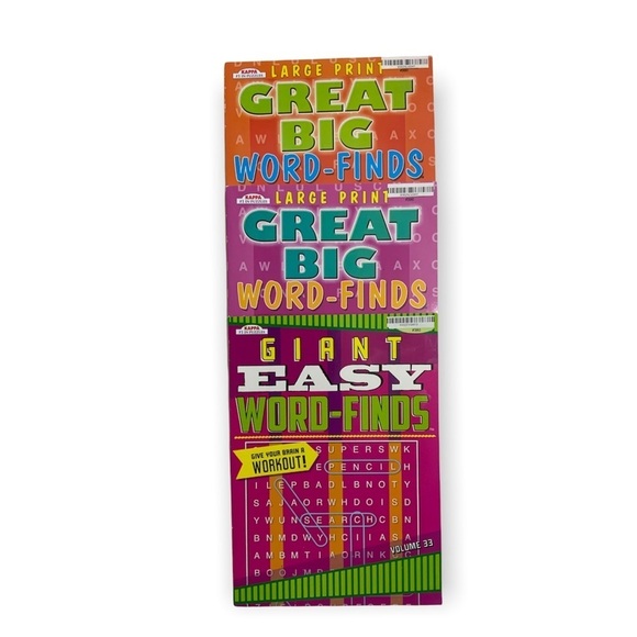 Great Big Large Print Word-Find Puzzles Books Pack of 3 Full Size Books - Picture 4 of 14